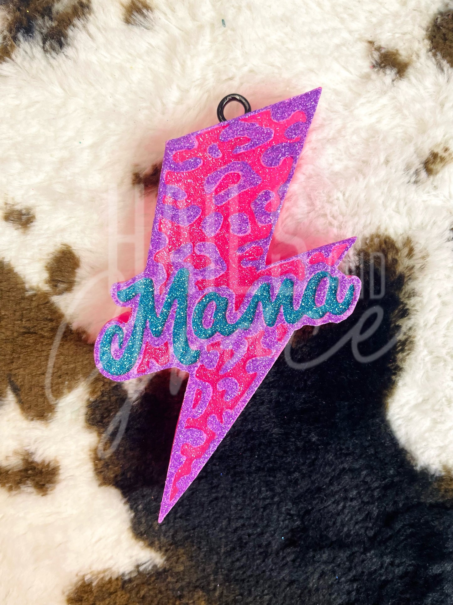 Leopard Mama Lightning Bolt