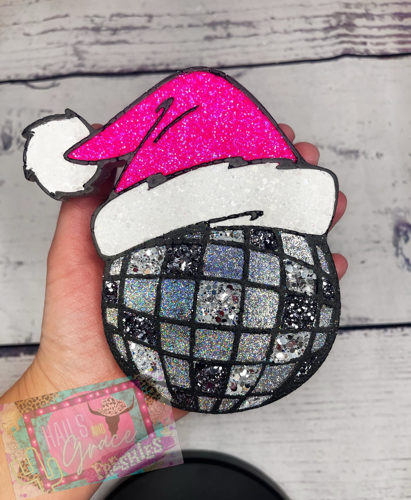 Disco Ball Santa