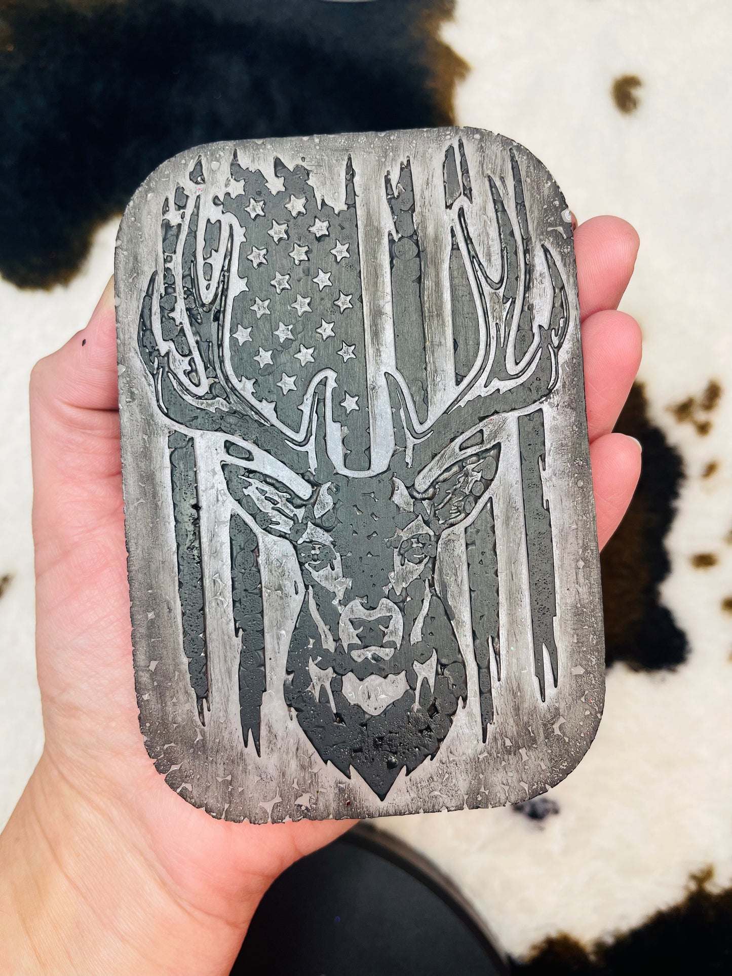 Deer With Flag