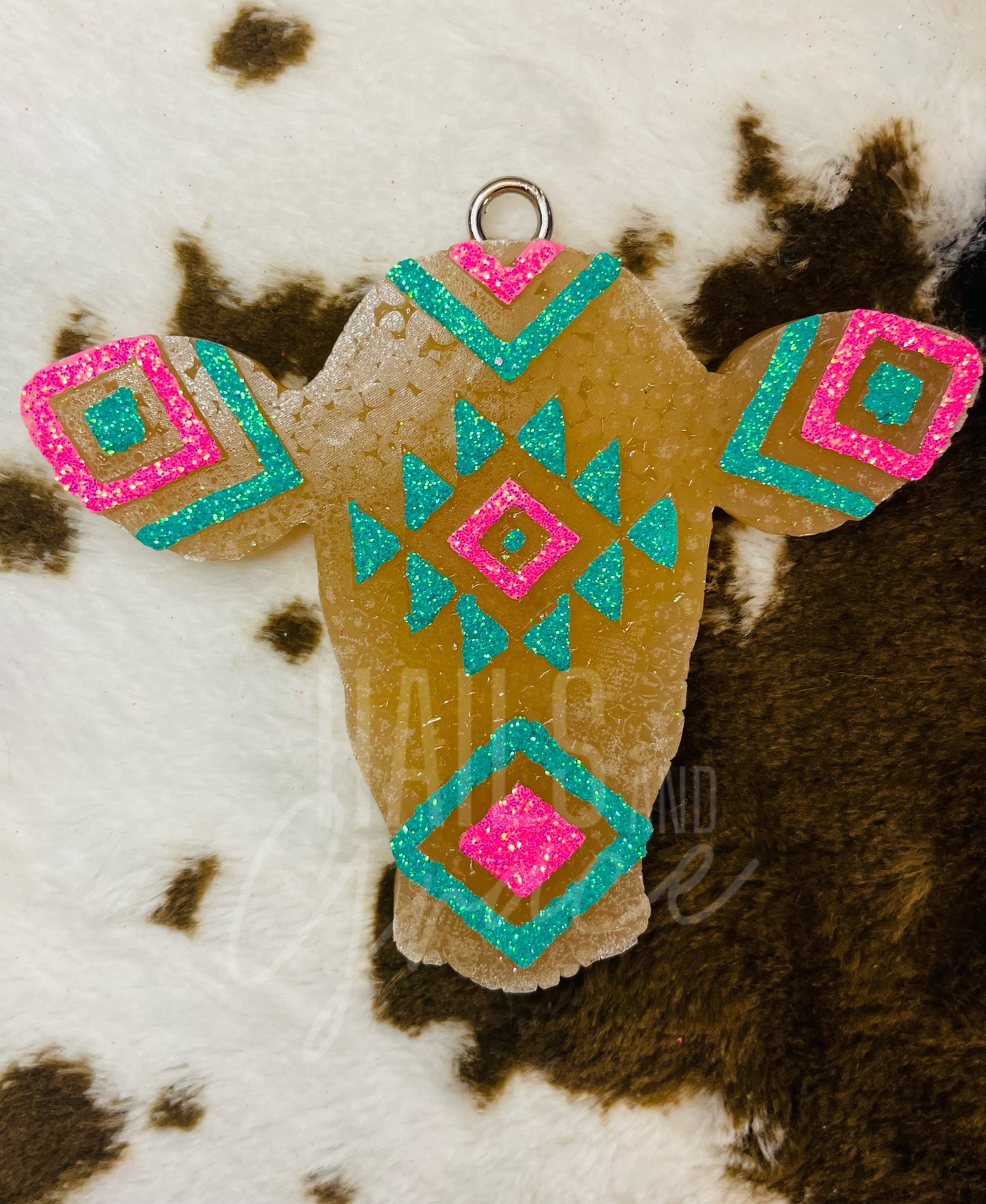 Aztec Cow Head