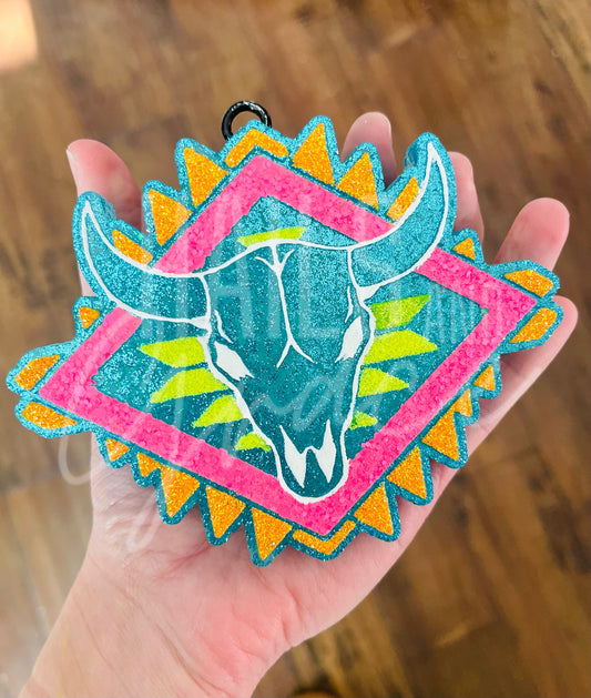 Aztec Bullskull Emblem