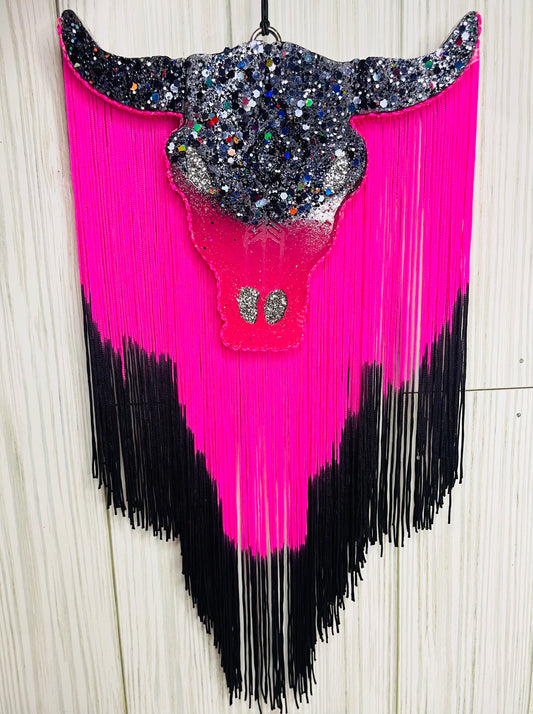 Pink/Black Ombré Bull